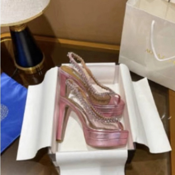 2025 Aquazurra exclusive Elegant Pink Platform - Picture 1 of 3